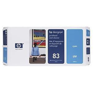 HP CABEZAL CIAN + LIMPIADOR DESIGNJET 5000/5500 - Nº83. TINTA UV PARA EXTERIOR