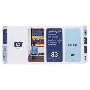 HP CABEZAL CIAN CLARO + LIMPIADOR DESIGNJET 5000/5500 - Nº83. TINTA UV PARA EXTERIOR