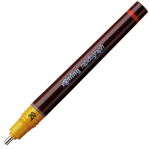ROTRING RAPIDOGRAPH ESTILÓGRAFOS A TINTA CHINA RECARGABLES 0,20MM