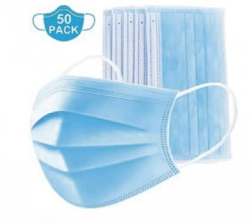 MASCARILLA QUIRURGICA CERTIFICADO CE - CLIP NASAL DE AJUSTE -50U-