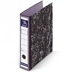DOHE ARCHIVADOR ARCHINOVO CARTÓN RÍGIDO PALANCA FOLIO LOMO ANCHO RADO NEGRO JASPEADO UNITARIO