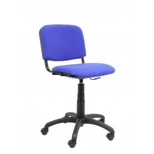 PIQUERAS Y CRESPO SILLA DE OFICINA MOD. 26 GIRATORIA 360º - SILLA DE OFICINA ERGONOMICA, REGULABLE EN ALTURA - ASIENTO Y RESPALDO TAPIZADO EN ARAN COLOR AZUL