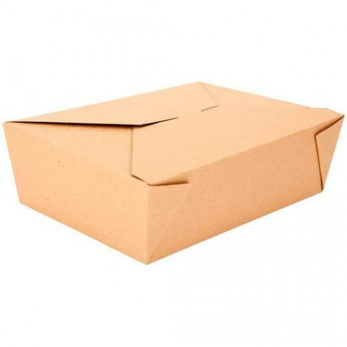 ENVASE CARTONCILLO KRAFT CON 4 SOLAPAS MARRÓN 20X14X6 CM