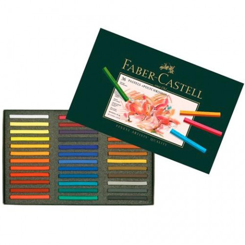FABER CASTELL TIZAS POLYCHROMOS PASTEL PARA DIBUJO COLORES SURTIDOS -ESTUCHE 36U- FABER CASTELL TIZAS POLYCHROMOS PASTEL PARA DIBUJO COLORES SURTIDOS -ESTUCHE 36U-