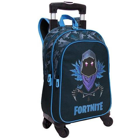 TOYBAGS MOCHILA FORTNITE RAVE 2 ADAPTABLE CON TROLLEY DE 4 RUEDAS  GIRATORIAS MULTIDIRECCIONALES DOBLE COMPARTIMENTO 3 BOLSILLOS - Tecnotrade