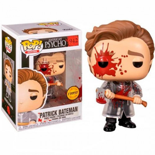 FUNKO POP CINE AMERICAN PSYCHO PATRICK BATEMAN MODELOS ALEATORIOS CHASE Nº 942 -CAJA ORIGINAL-