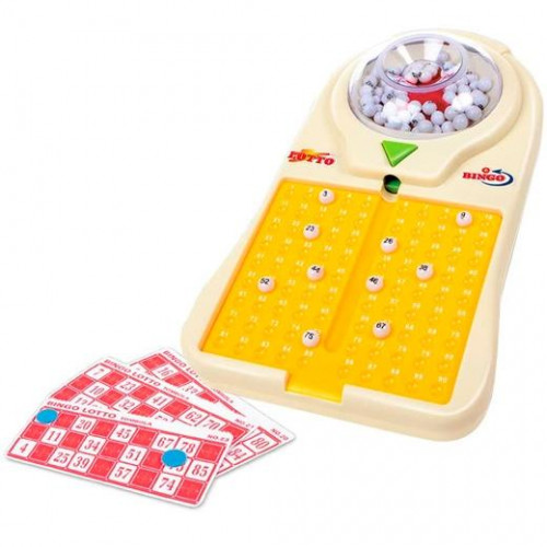 COLORBABY BINGO ELÉCTRICO 90 NÚMEROS + 48 CARTONES + FICHAS