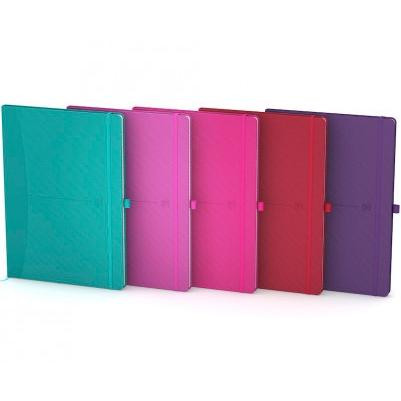 OXFORD SIGNATURE CUADERNO COSIDO PARA NOTAS B5 80H 1 LÍNEA T/EXTRADURA COLORES VIVOS SURTIDOS