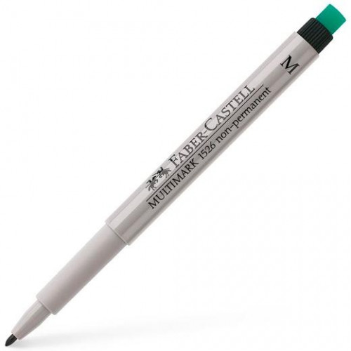 FABER CASTELL ROTULADOR MULTIFUNCIONAL MULTIMARK 1526 NO PERMANENTE PUNTA M NEGRO