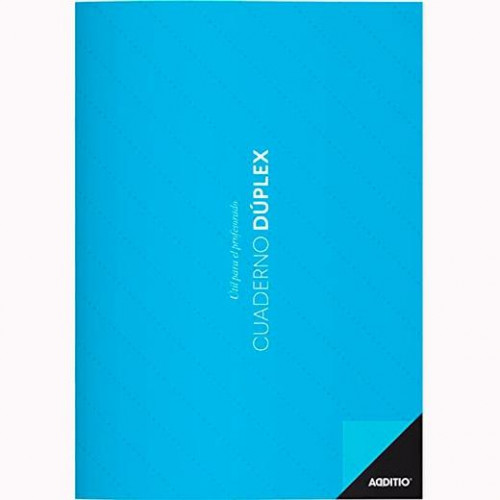 ADDITIO CUADERNO DUPLEX A4 PARA EL PROFESORADO PVC 112 PÁGINAS C/SURTIDOS