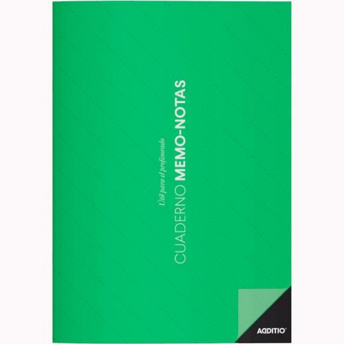 ADDITIO CUADERNO MEMO-NOTAS A4 PARA EL PROFESORADO PVC 128 PÁGINAS C/SURTIDOS