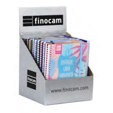 FINOCAM PACK 16 AGENDAS SECUNDARIA 1/8 SVH ESPIRAL PP C/SURTIDOS 2022-2023