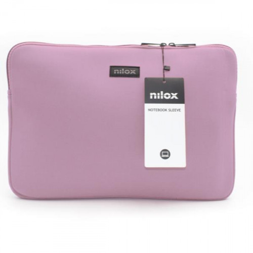 NILOX FUNDA COLOR SLEEVE PORTÁTIL DE 14,1 ROSA
