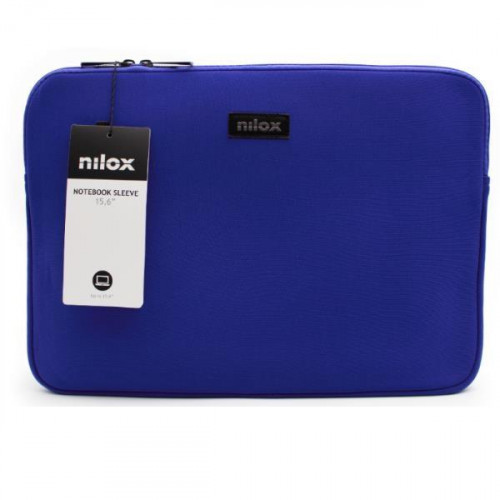 NILOX FUNDA COLOR SLEEVE PORTÁTIL DE 15,6 AZUL