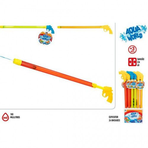 COLORBABY AQUA WORLD-PISTOLA AGUA 60CM 3 MOD. SURTIDOS