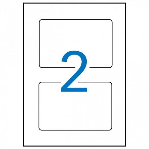 APLI PACK 10 HOJAS ETIQUETAS 150X100MM INKJET/LÁSER/FOTOCOPIADORAS LAMINADAS POLIÉSTER BLANCO