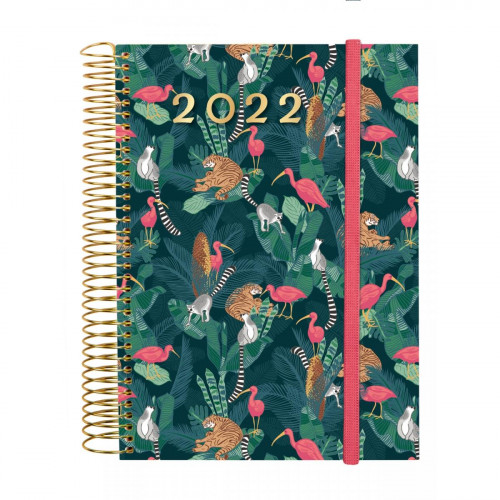 FINOCAM AGENDA ANUAL DESIGN COLLECTION E10 DÍA PÁGINA 155X212MM 2022 SELVA