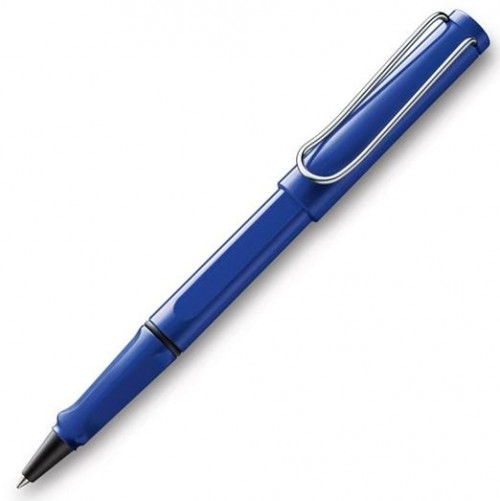 LAMY BOLÍGRAFO ROLLER BALL SAFARI BLUE 314M PUNTA MEDIA TINTA AZUL COLOR AZUL EN ESTUCHE