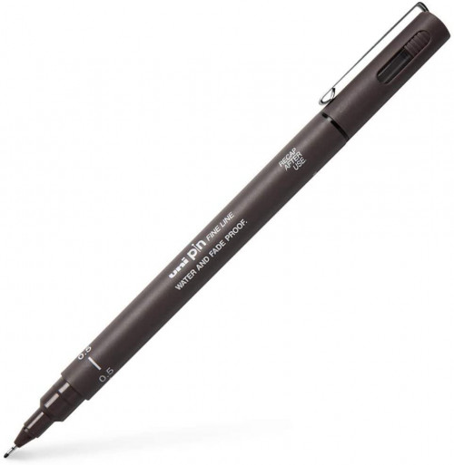 UNIBALL MARCADOR PERMANENTE CALIBRADOS PIN05-200(S) GRIS OSCURO