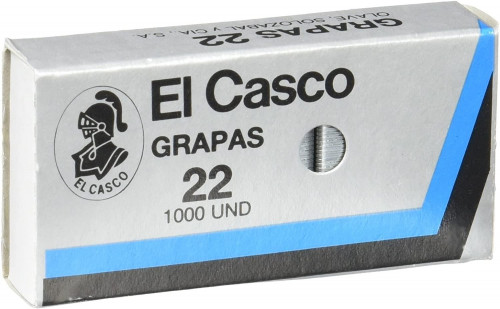 EL CASCO GRAPAS Nº22 GALVANIZADAS -CAJA DE 1000-