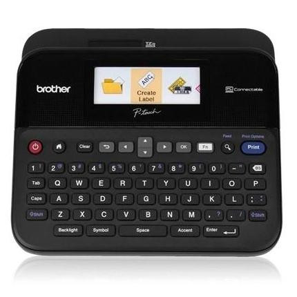 BROTHER ETIQUETADORA ROTULADORA ELECTRÓNICA PT-D600VP, DE MANO, TECLADO QWERTY, CONECTIVIDAD USB