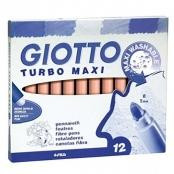 GIOTTO ROTULADORES TURBO MAXI ROJO ESTUCHE DE 12