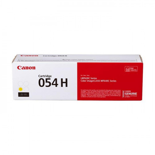 CANON TONER AMARILLO I-SENSYS LBP621CW, 623CDW, 623CW / I-SENSYS MF641CW, 643CDW, 645CX - 054H