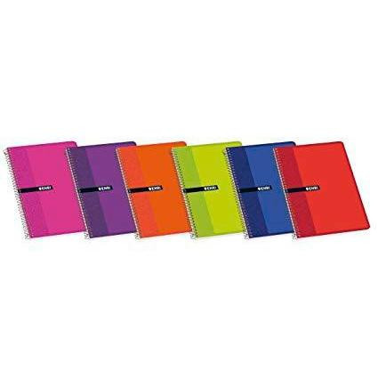 ENRI BLOC ESPIRAL 80 HOJAS 4X4 SIN MARGEN TAPAS BLANDAS 16º COLORES SURTIDOS -10U-