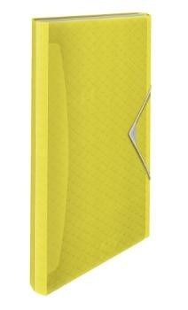 ESSELTE CARPETA ACORDEÓN COLOURŽICE 5 PESTAÑAS / 6 COMPARTIMENTOS POLIPROPILENO AMARILLO TRANSLÚCIDO