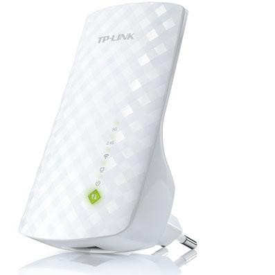 TP-LINK EXTENSOR DE COBERTURA WIFI DUALBAND RE200 AC750 300MB EN 2,4GHZ Y433MB EN 5GHZ ANTENAS INTERNAS
