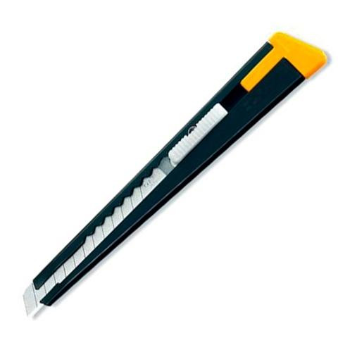 OLFA CUTTER STANDARD 180 / CUCHILLA FRACTURABLE DE 9 MM / SISTEMA AVANCE CUCHILLA AUTOMATICO