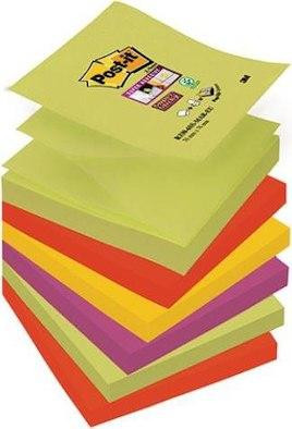 POST-IT BLOCS Z-NOTAS SUPER STICKY 90 HOJAS 4 COLORES LUGARES MARRAKESH 76X76 6 BLOCS