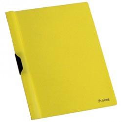 DOHE DOSSIER CLIP METALICO P.P. A4 AMARILLO 30 HOJAS -8U-