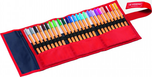 STABILO POINT 88 ROTULADOR ESTUCHE ROLLERSET 25 COLORES