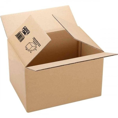 CAJA DE EMBALAR 710X400X500 CARTÓN CANAL SIMPLE KRAFT