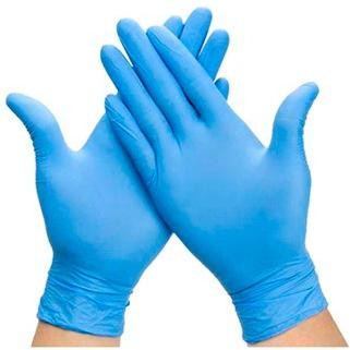 CAJA DE GUANTES DE VINILO SIN POLVO MULTIUSOS TALLA M -100U-