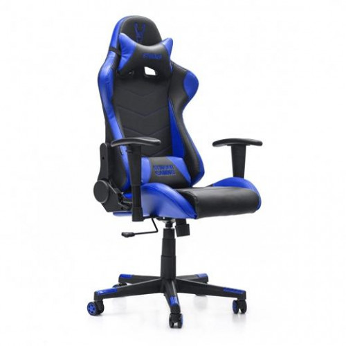 WOXTER SILLA GAMING STINGER STATION BLUE BASCULANTE BRAZOS/F CABECERO Y COJÍN LUMBAR