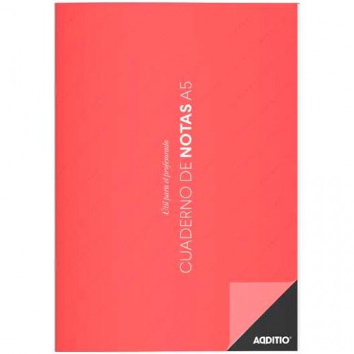 ADDITIO CUADERNO DE NOTAS A5 PARA EL PROFESORADO PVC 64 PÁGINAS C/SURTIDOS