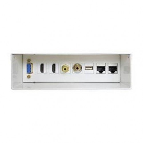 AISENS CAJA DE CONEXIONES VGA - 2 HDMI - JACK 3.5 - RCA - 1 USB - 2 RJ45 AISENS CAJA DE CONEXIONES VGA - 2 HDMI - JACK 3.5 - RCA - 1 USB - 2 RJ45