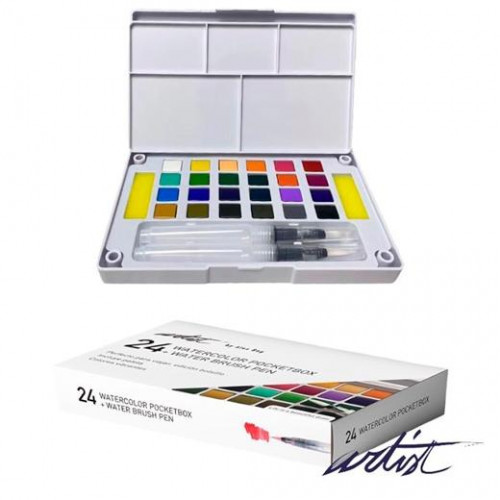 ALEX BOG ACUARELAS POCKETBOX ARTIST ESTUCHE DE 24 C/SURTIDOS ALEX BOG ACUARELAS POCKETBOX ARTIST ESTUCHE DE 24 C/SURTIDOS