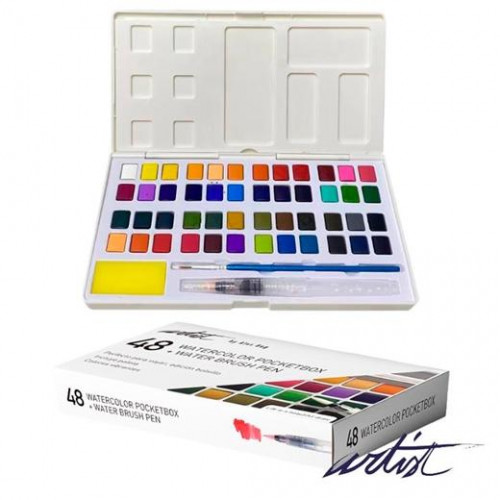 ALEX BOG ACUARELAS POCKETBOX ARTIST ESTUCHE DE 48 C/SURTIDOS