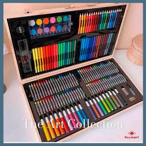 ALEX BOG SET ART STUDIO MALETÍN DE MADERA 180 PIEZAS C/SURTIDOS