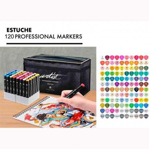 ROTULADOR ALEX BOG ARTIST ESTUCHE 160 COLORES