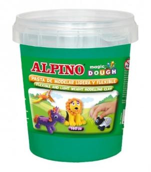 ALPINO PASTA DE MOLDEAR MAGIC DOUGH BOTE 160GR VERDE