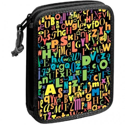 ALPINO PLUMIER PEQUEÑO DOBLE LETTERING BLACK MATERIAL INCLUIDO