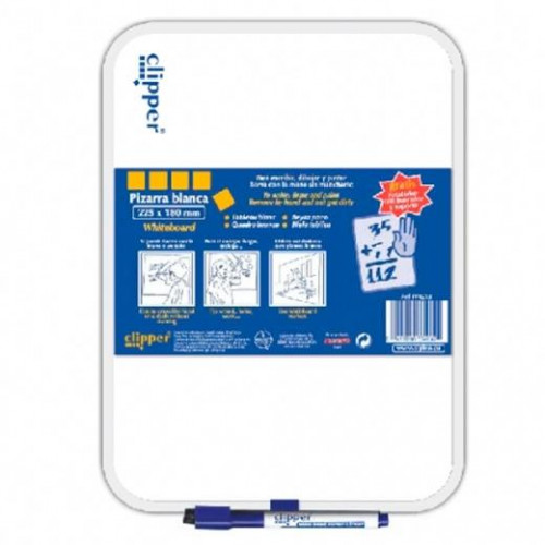 ALPINO PIZARRA BLANCA SÚPER 44X55CM CON ROTULADOR BLISTER