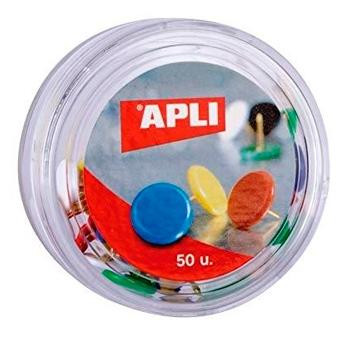 APLI CHINCHETAS COLORES SURTIDOS CAJA DE 50 -16U-