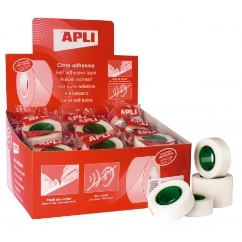 APLI CINTA ADHESIVA INVISIBLE ROLLO 19MM X 33M PACK -35U-