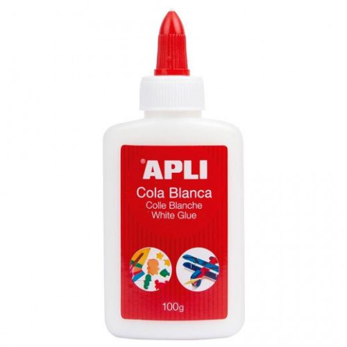 APLI COLA LÍQUIDA BOTE CON APLICADOR 100GR BLANCO