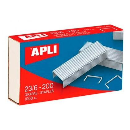 APLI GRAPAS 23/6-200 GALVANIZADAS -CAJA DE 1000 -10U-